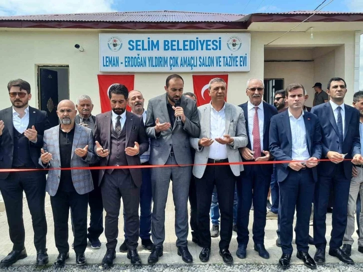 Selim’de çok amaçlı salon ve taziye evi açılışı yapıldı

