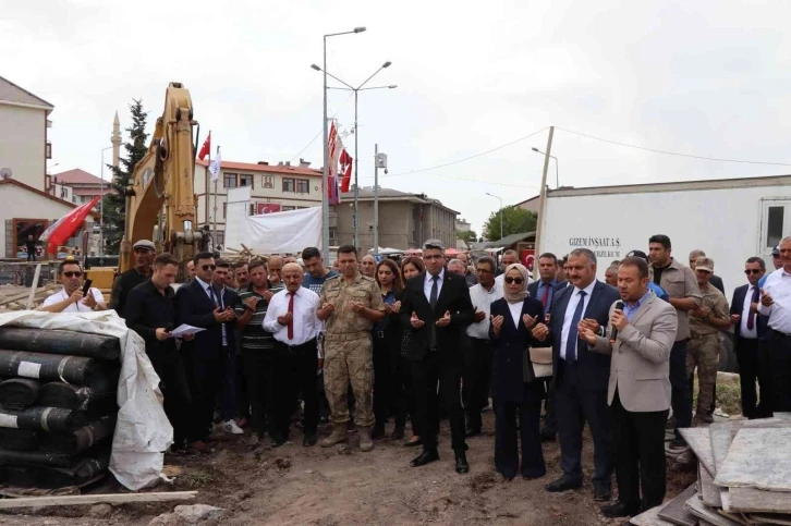 Şenkaya’da Hükümet Konağı, Belediye ve Adliye Binası temeli atıldı
