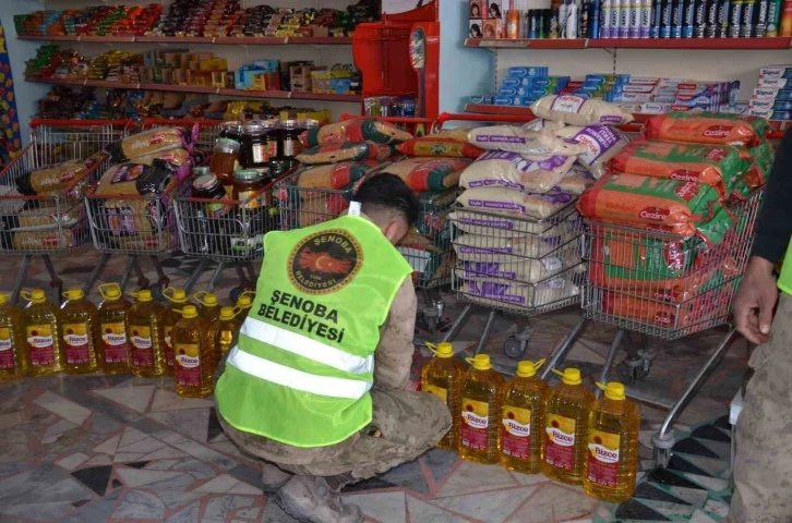 Şenoba Belde Belediyesi depremzedelere kucak açtı
