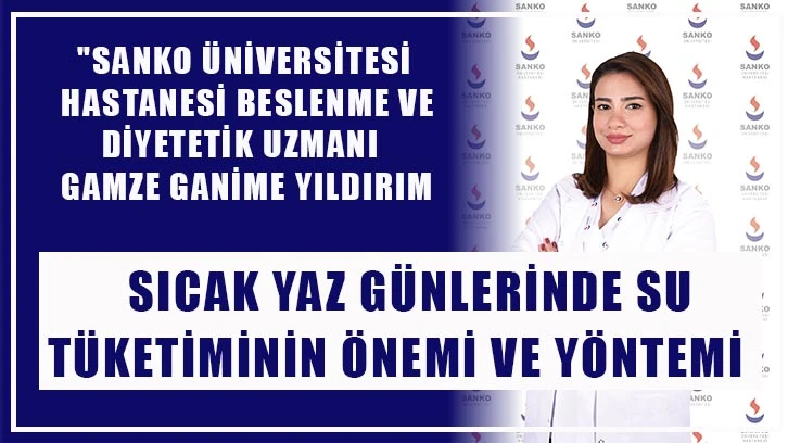 Sıcak yaz günlerinde su tüketiminin önemi ve yöntemi