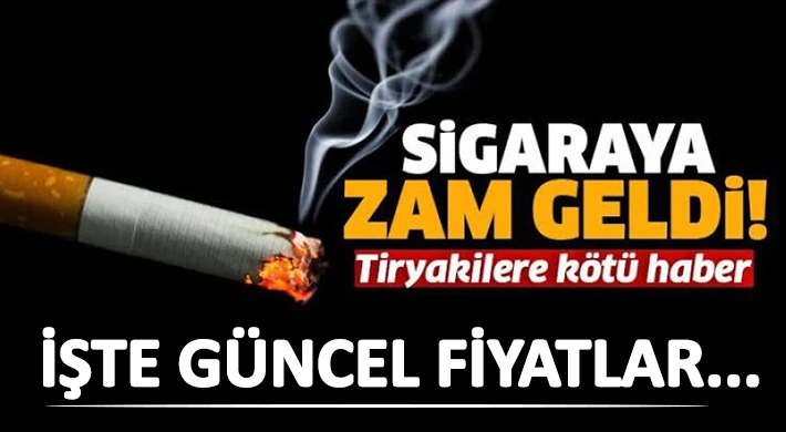 Sigaraya zam mı geldi? Sigara kaç lira oldu?  