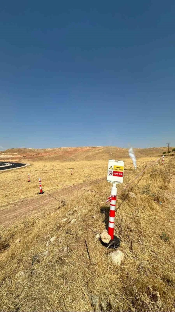 Siirt’te karbondioksit gaz hattında sızıntı
