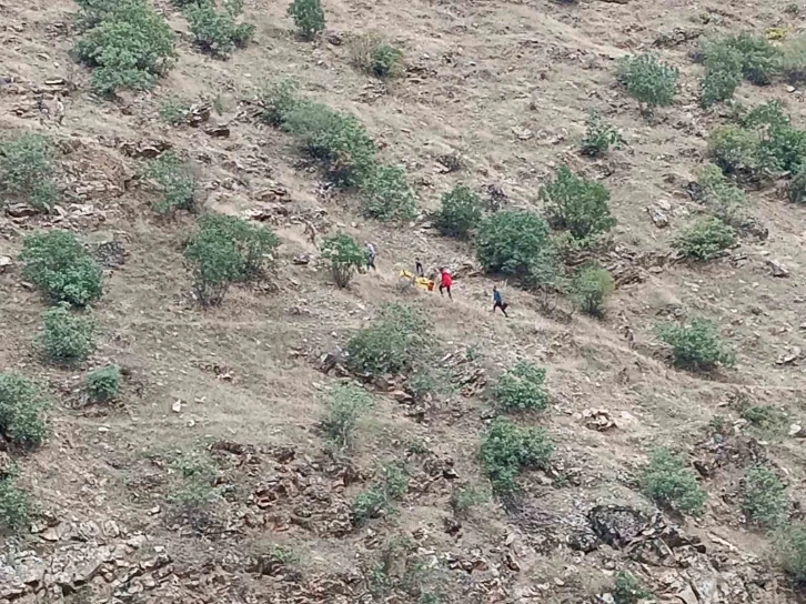 Siirt’te menengiç toplamaya giden kız yamaçtan yuvarlanarak yaralandı
