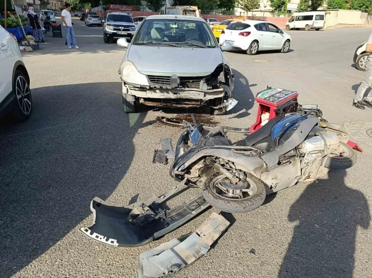 Siirt’te otomobilin çarptığı motosiklet sürücüsü yaralandı
