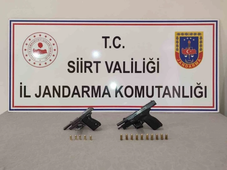 Siirt’te silah ve mühimmat kaçakçılığı operasyonu
