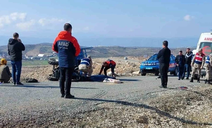 Siirt’te tarım aracı devrildi: 1 ölü, 1 yaralı
