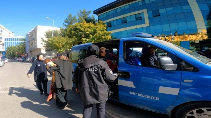 Siirt’te zabıtadan dilenci denetimi
