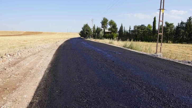 Şikayetlere neden olan yol asfaltlandı
