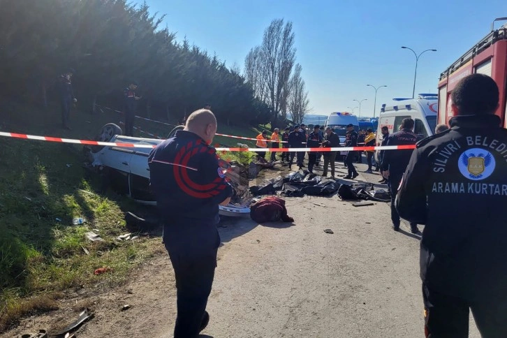 Silivri TEM Otoyolu'nda meydana gelen trafik kazasına ilişkin Valilikten açıklama geldi