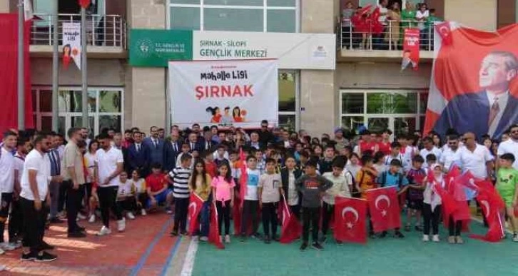 Silopi’de 300 sporcunun katıldığı ’Mahalle Ligi’ başladı