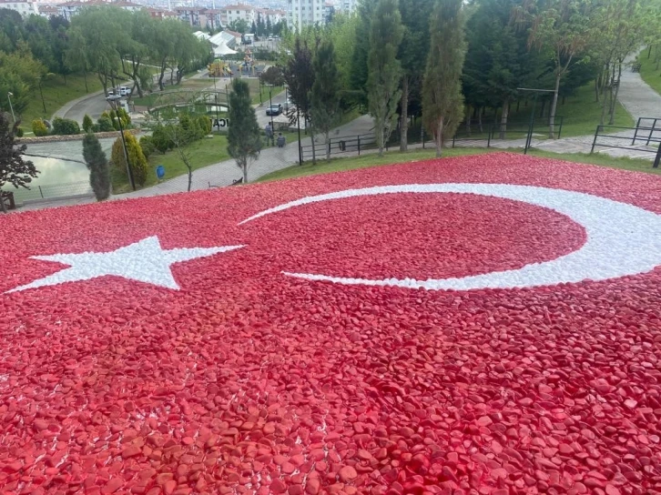 Sincan Belediyesinden kuru peyzaj çalışması
