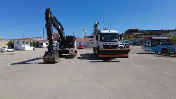 Sinop Belediyesi’ne yeni karla mücadele kamyonu
