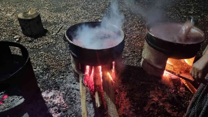 Sinop’ta doğal armut pekmezinin yapımı başlandı
