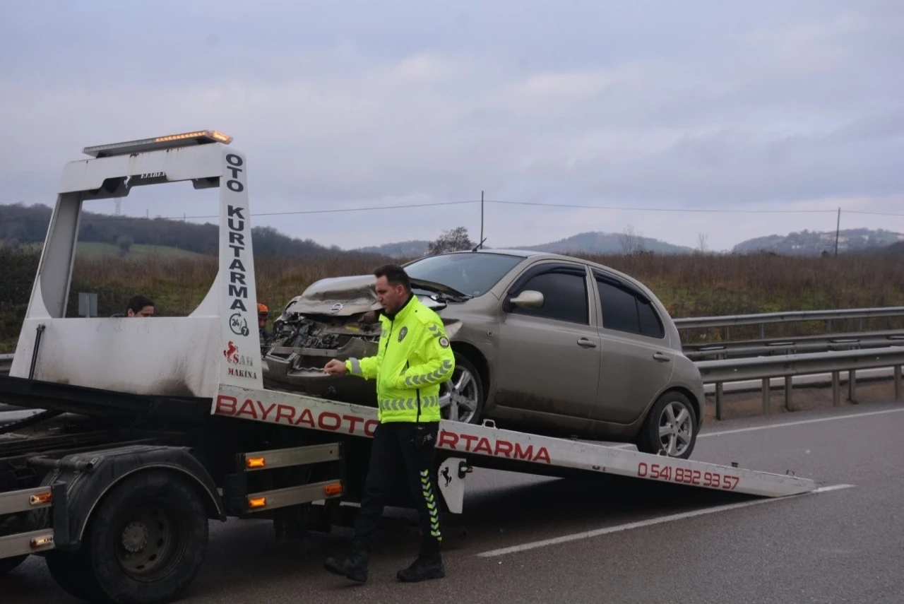 Sinop’ta trafik kazası: 1 yaralı
