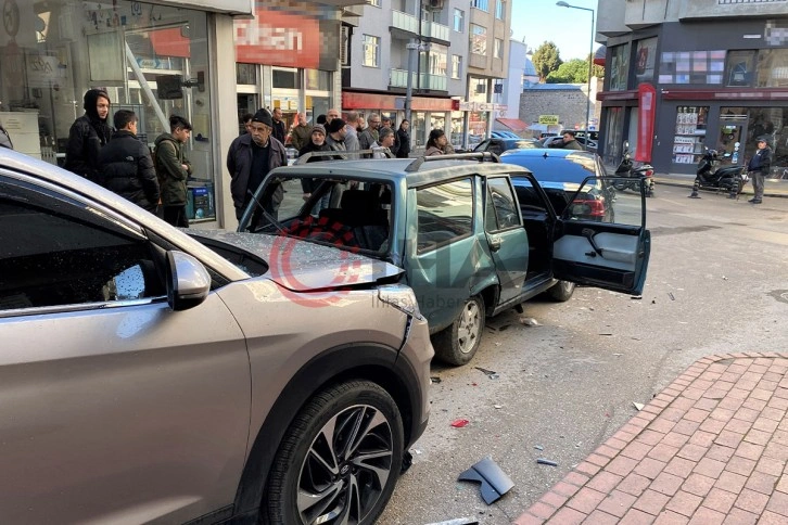 Sinop’ta 4 aracın karıştığı kazada 1 yaralı