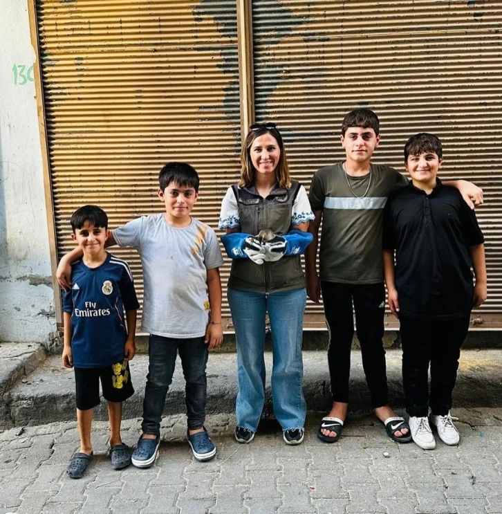 Şırnak’ta çocukların bulduğu "su tavuğu" tedavi altına alındı
