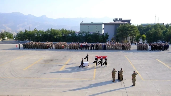 Şırnak’ta Pençe Kilit şehidi için tören düzenlendi
