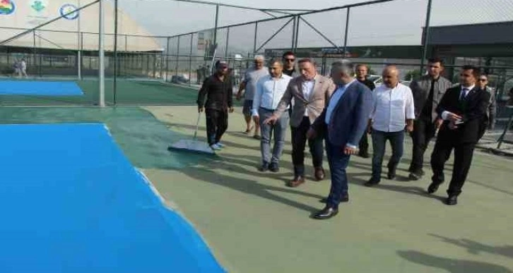 Şırnak uluslararası tenis turnuvasına hazırlanıyor