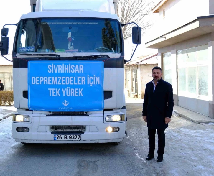 Sivrihisar’dan bir tır yardım daha yola çıktı
