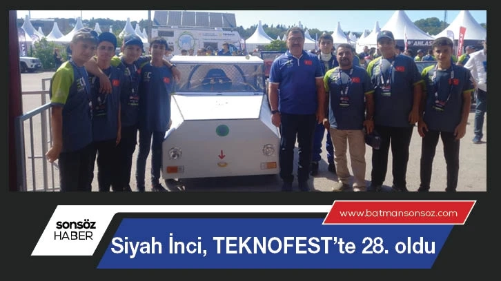 Siyah İnci, TEKNOFEST’te 28. oldu