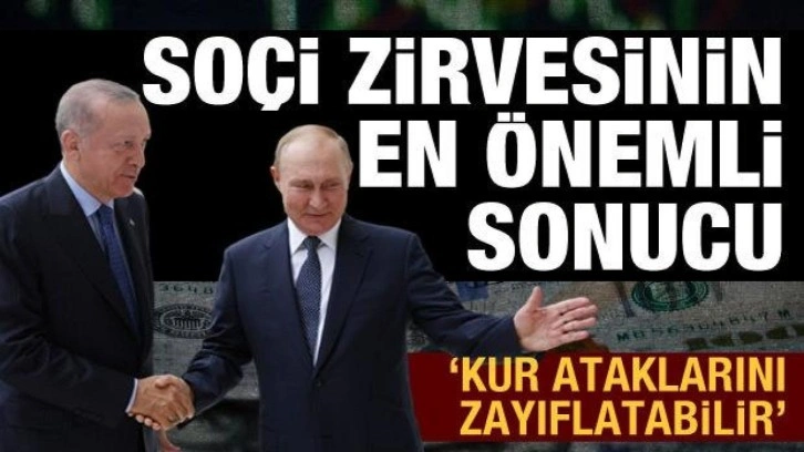 Soçi zirvesinin en önemli sonucu