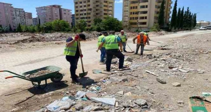 Sokak ve caddelerde temizlik çalışması