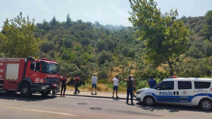 Söke’deki yangın kısa sürede kontrol altına alındı: 3 dönümlük arazi zarar gördü
