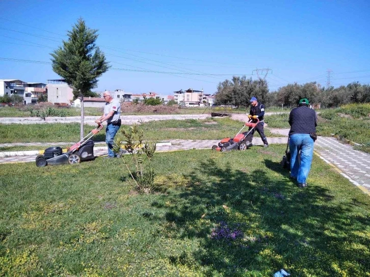 Soma’nın park ve bahçeleri yaza hazırlanıyor
