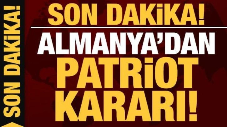 Son dakika: Almanya'dan Ukrayna'ya Patriot verecek!