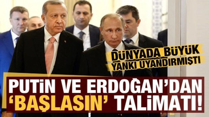 Son dakika... Dünyada büyük yankı uyandırmıştı: Erdoğan ve Putin'den başlasın talimatı!