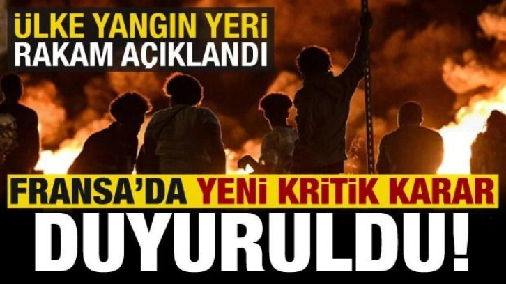 Son dakika: Fransa yangın yeri, kritik 'dron' kararı duyuruldu!