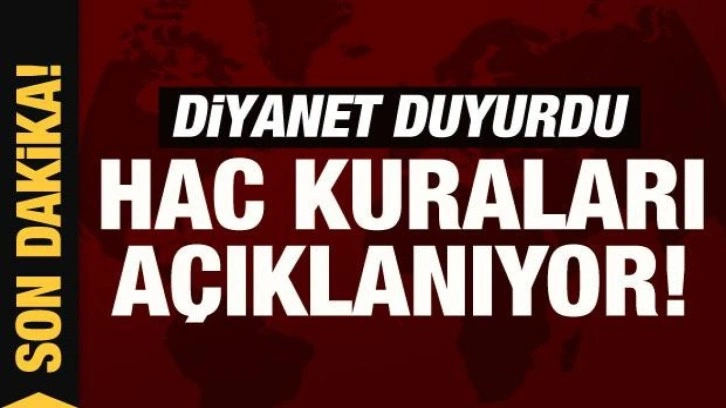 Son Dakika: Hac kuraları açıklanıyor!