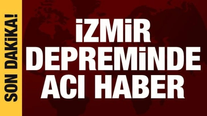 Son dakika... İzmir depreminde kalp krizi geçiren bir kişi hayatını kaybetti