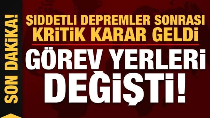 Son dakika: Kritik karar geldi, valilerin görev yerleri değiştirildi!