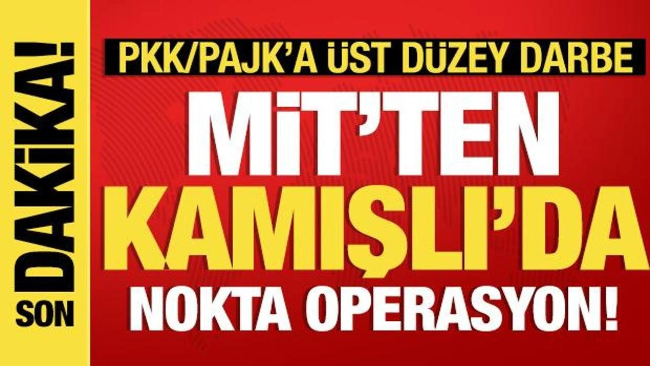 Son dakika: MİT'ten Suriye Kamışlı'da nokta operasyon! PKK'ya üst düzey darbe