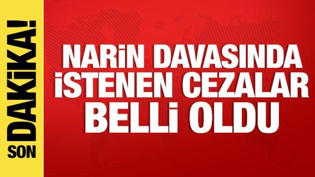 Son dakika: Narin davasında istenen cezalar belli oldu