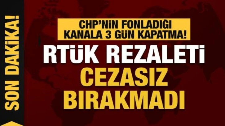 Son dakika... RTÜK, Tele1 yayınlarını 3 gün süreyle durdurdu