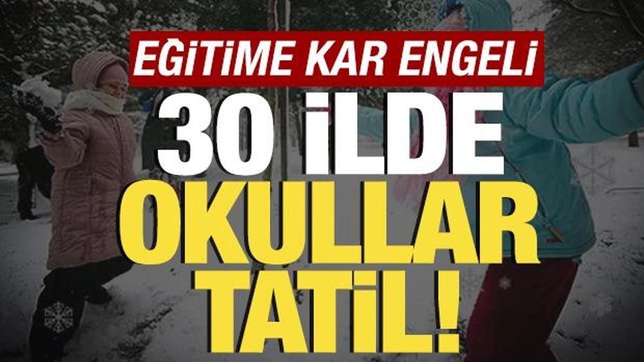 Son dakika... Bugün okul var mı? Açıklama geldi: Eğitime 'kar' engeli!