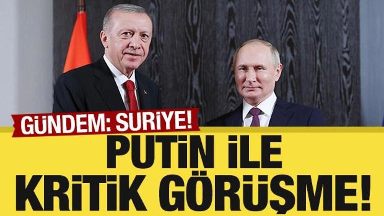 Son dakika... Cumhurbaşkanı Erdoğan Putin ile görüştü!