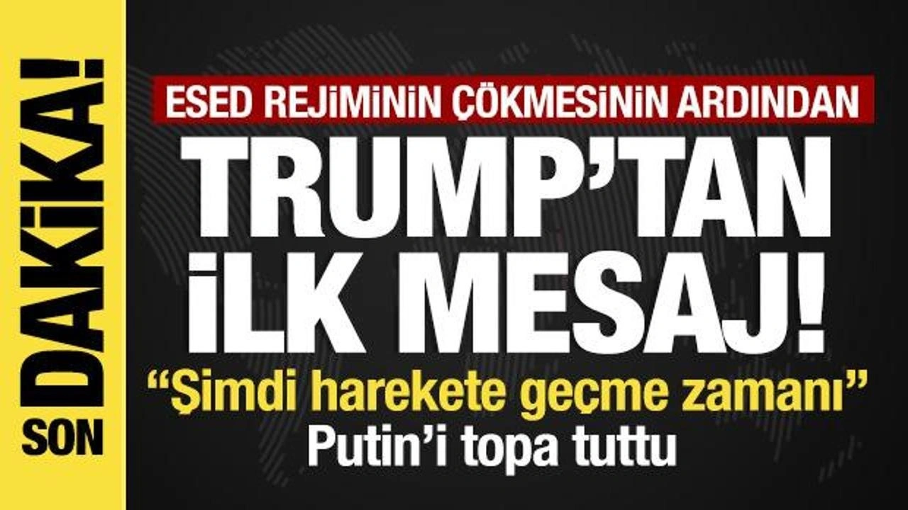 Son dakika... Trump'tan Esed açıklaması... “Rusya onu yalnız bıraktı"