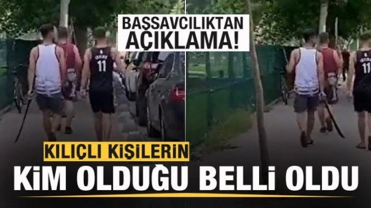 Sosyal medyada gündem olmuştu! Kılıçlı 3 kişinin kim olduğu belli oldu