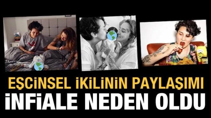 Sosyal medyada infiale neden olan paylaşım: Eşcinsel ikili, bebek 