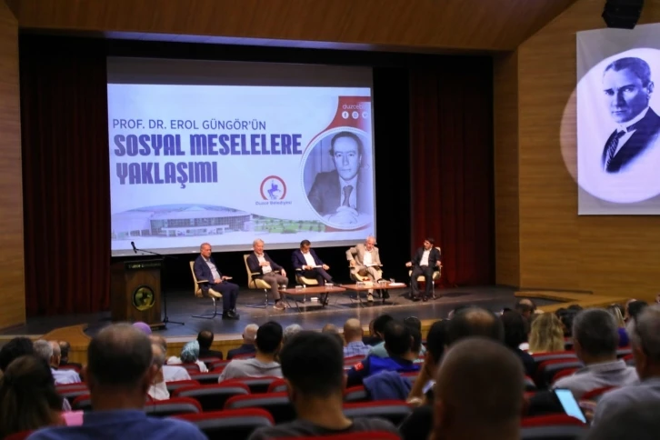 Sosyal meselelere Güngör’ün yaklaşımı konuşuldu
