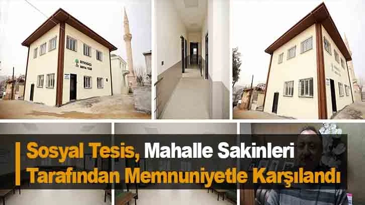 Sosyal Tesis, Mahalle Sakinleri Tarafından Memnuniyetle Karşılandı