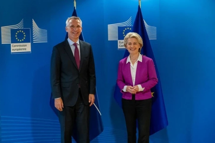 Stoltenberg ve von der Leyen Brüksel’de bir araya geldi
