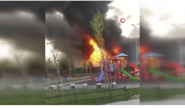 Sultanbeyli’de mobilya fabrikasındaki yangın kontrol altına alındı