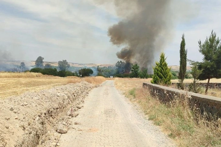 Suriye sınırında yükselen dumanlar korkuttu