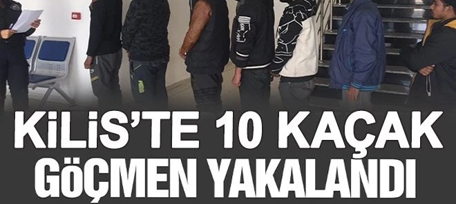 Suriyeli şahsın evinde 10 kaçak göçmen yakalandı