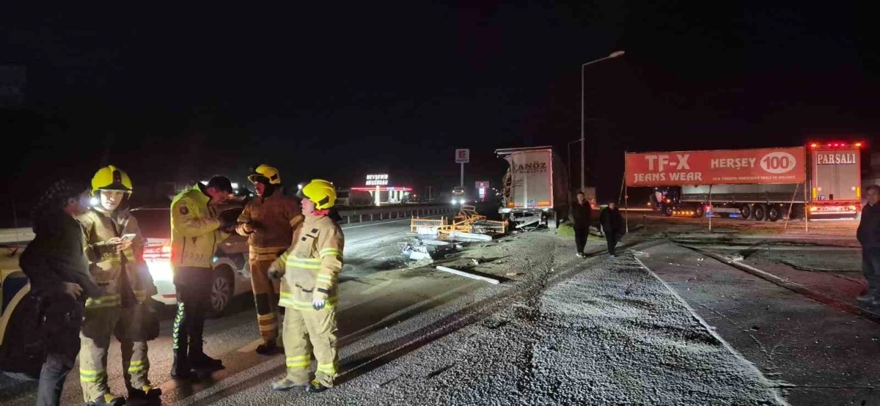 Susurluk’ta trafik kazası: 1 yaralı
