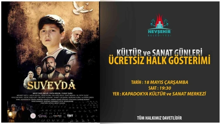 ‘Suveyda’ filmi  ücretsiz halk gösteriminde  izleyiciyle buluşuyor
